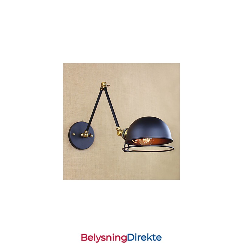 Vegglampetter Svinglamper Lesevegglamper Ministil Rustikk Lodge Metall