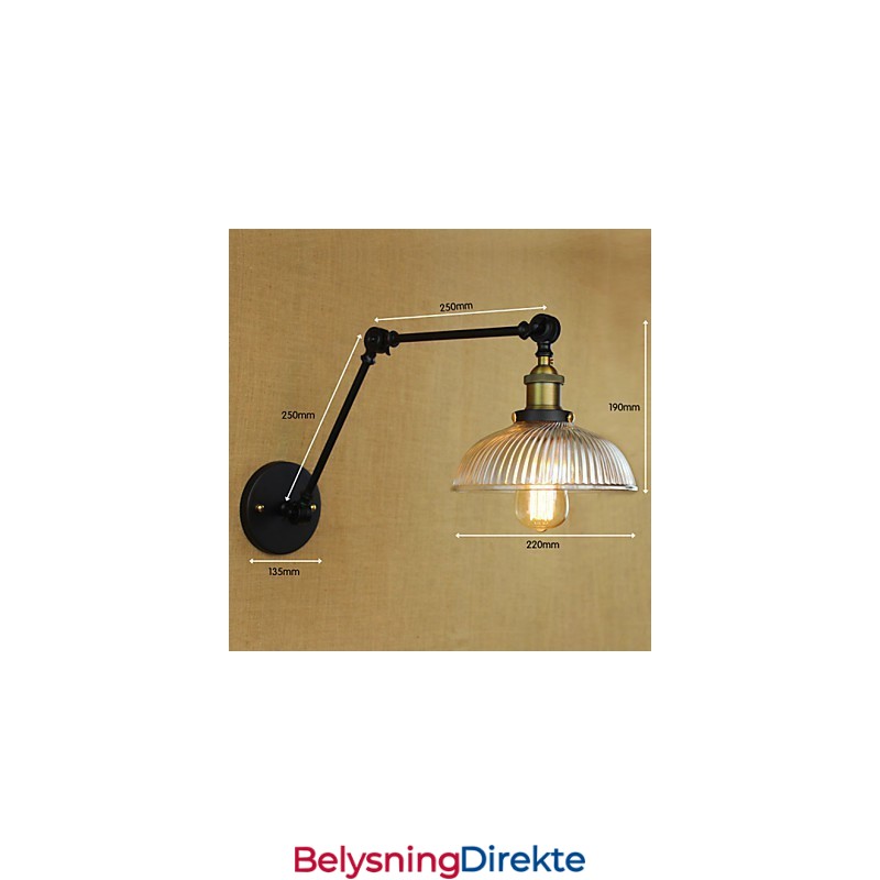 Vegglampetter Svinglamper Lesevegglamper Ministil Rustikk Lodge Metall