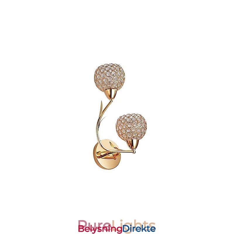 Krystall Vegglampe Moderne Samtids Metall