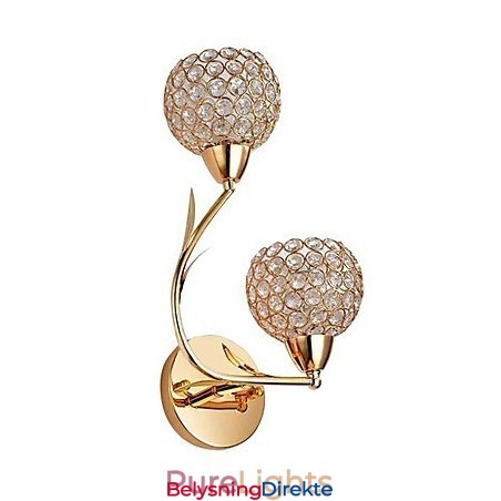 Krystall Vegglampe Moderne Samtids Metall