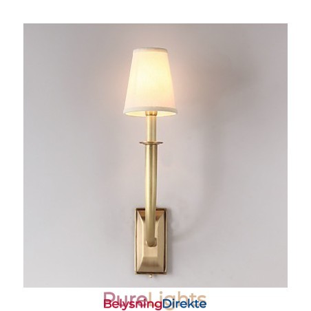 Mini-Vegglampe I Landlig Metall