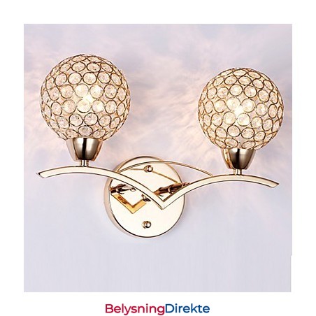 Vegglampe Leselamper Krystall Ministil Moderne Samtids Metall