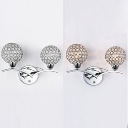 Vegglampe Leselamper Krystall Ministil Moderne Samtids Metall