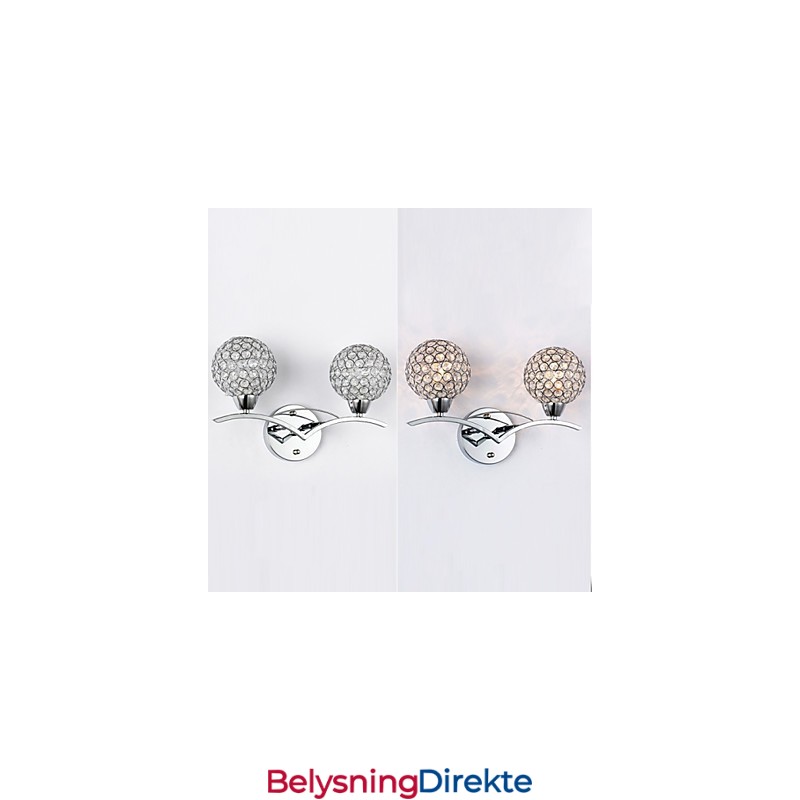 Vegglampe Leselamper Krystall Ministil Moderne Samtids Metall