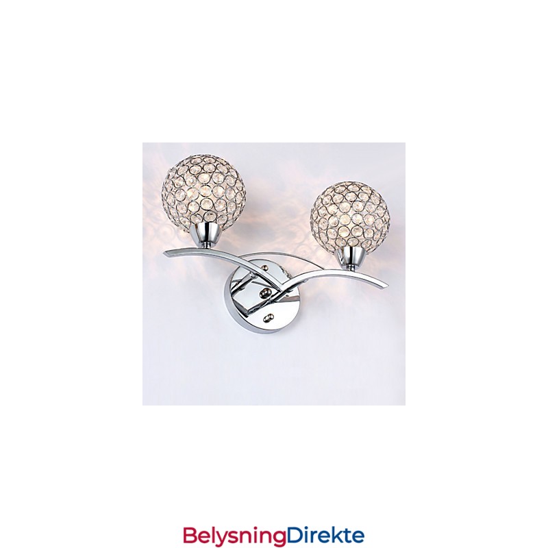 Vegglampe Leselamper Krystall Ministil Moderne Samtids Metall