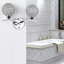 Vegglampe Leselamper Krystall Ministil Moderne Samtids Metall