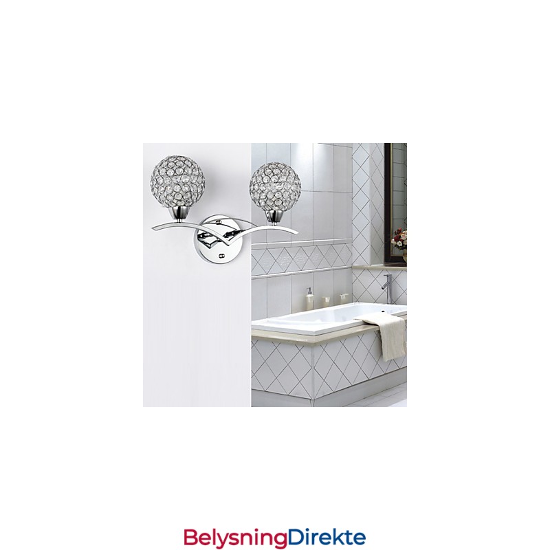 Vegglampe Leselamper Krystall Ministil Moderne Samtids Metall