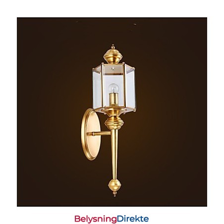 Hagelampe Hel Kobberlampe Utendørslampe Vanntett Lampe B