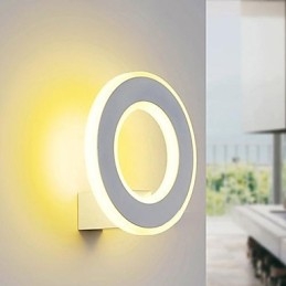 Vegglampetter Moderne Samtids Metall