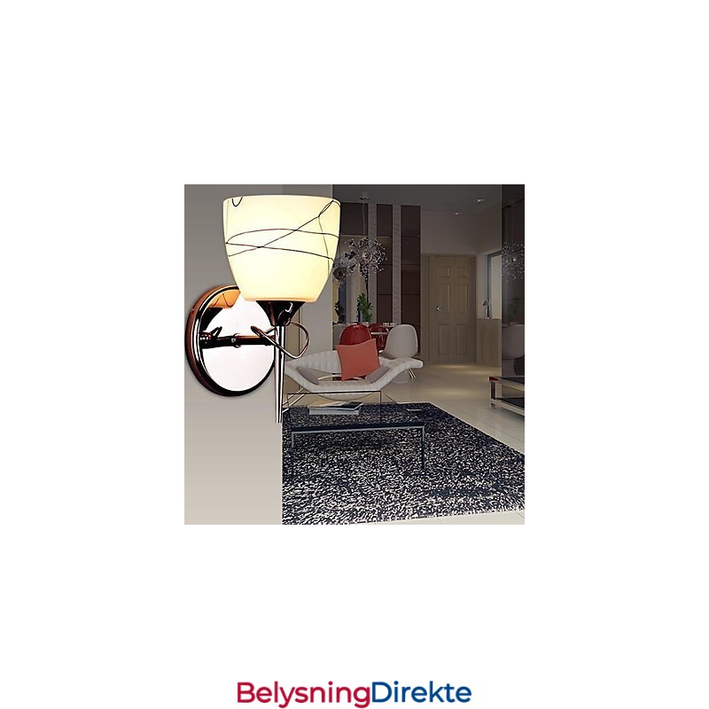 Vegglampetter Moderne Samtids Metall