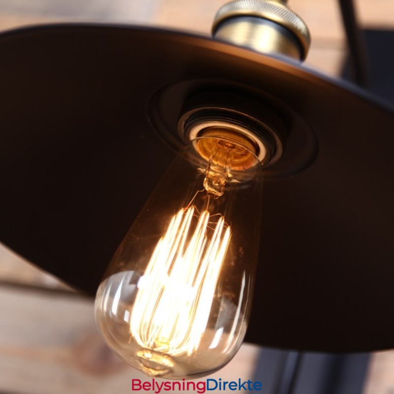 Ny Loft Retro Diy Industriell Vintage Vegglampe Vegglampe