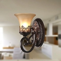 Vegglampe Moderne Metall Anodisert Polering