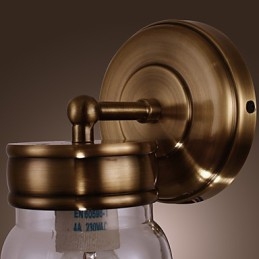 Rustikk Vegglampe I Flaskeform