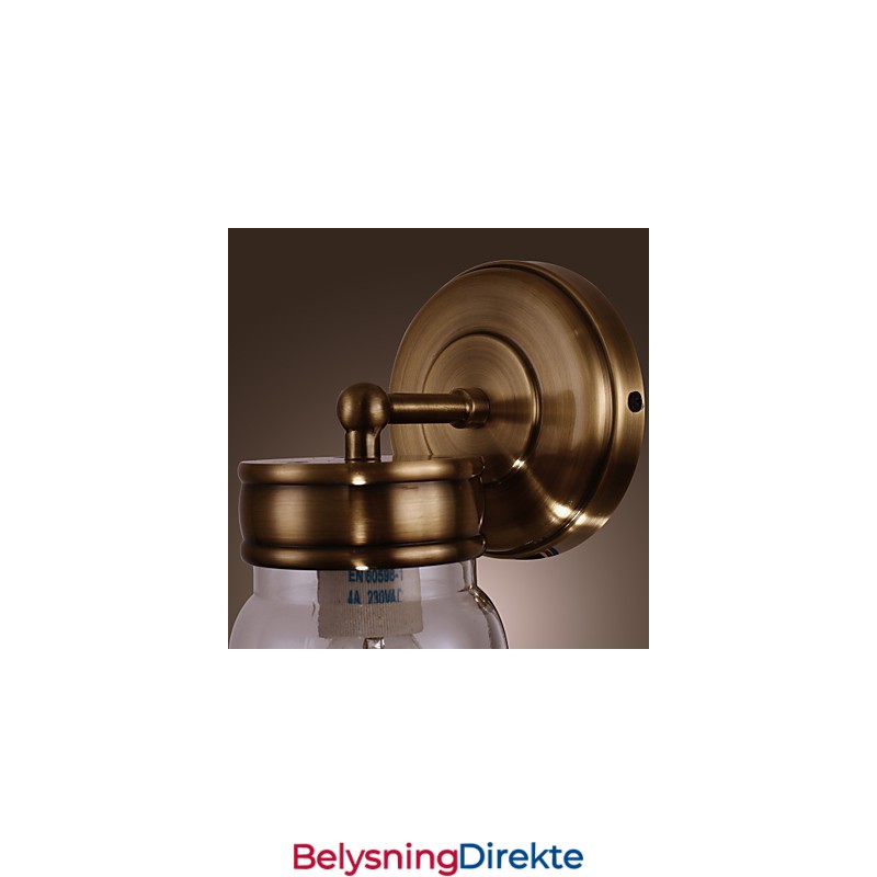 Rustikk Vegglampe I Flaskeform