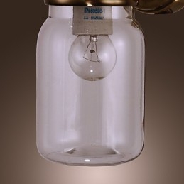 Rustikk Vegglampe I Flaskeform