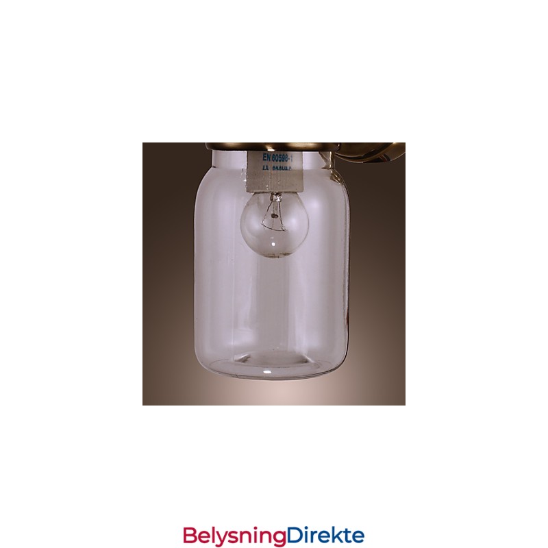 Rustikk Vegglampe I Flaskeform