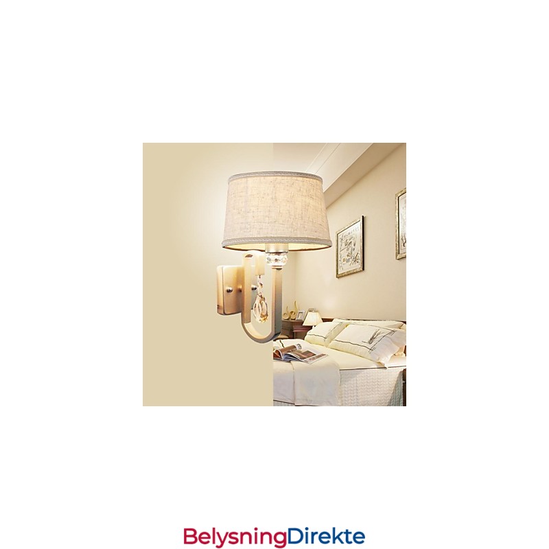 Krystall Vegglampe Moderne Samtids Metall