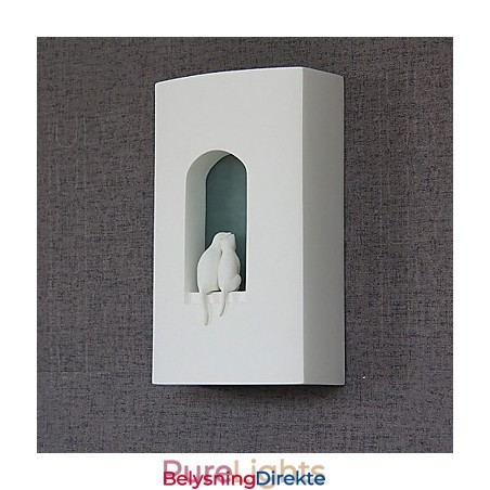 Hvit Moderne Kort Mote Vegglampe Nattbordslampe Speillampe Soveroms Vegglampe