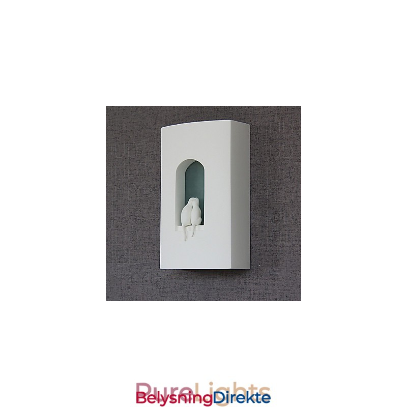 Hvit Moderne Kort Mote Vegglampe Nattbordslampe Speillampe Soveroms Vegglampe