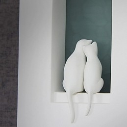 Hvit Moderne Kort Mote Vegglampe Nattbordslampe Speillampe Soveroms Vegglampe