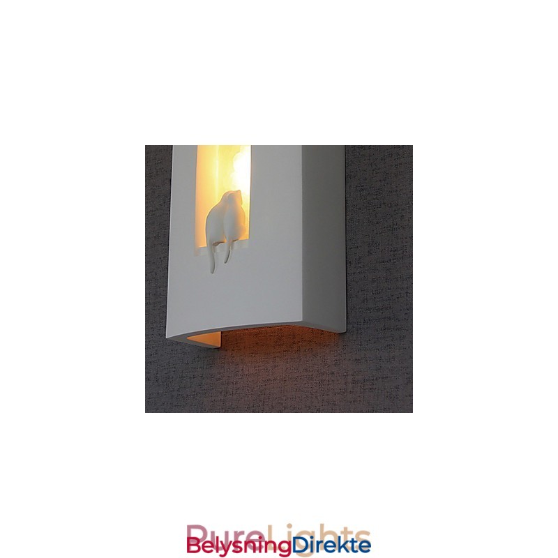 Hvit Moderne Kort Mote Vegglampe Nattbordslampe Speillampe Soveroms Vegglampe