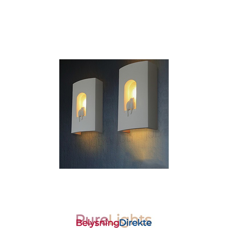 Hvit Moderne Kort Mote Vegglampe Nattbordslampe Speillampe Soveroms Vegglampe