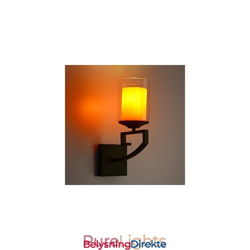 Retro Glass Enkel Enkelt Vegglampe Krystall Moderne Samtids Metall