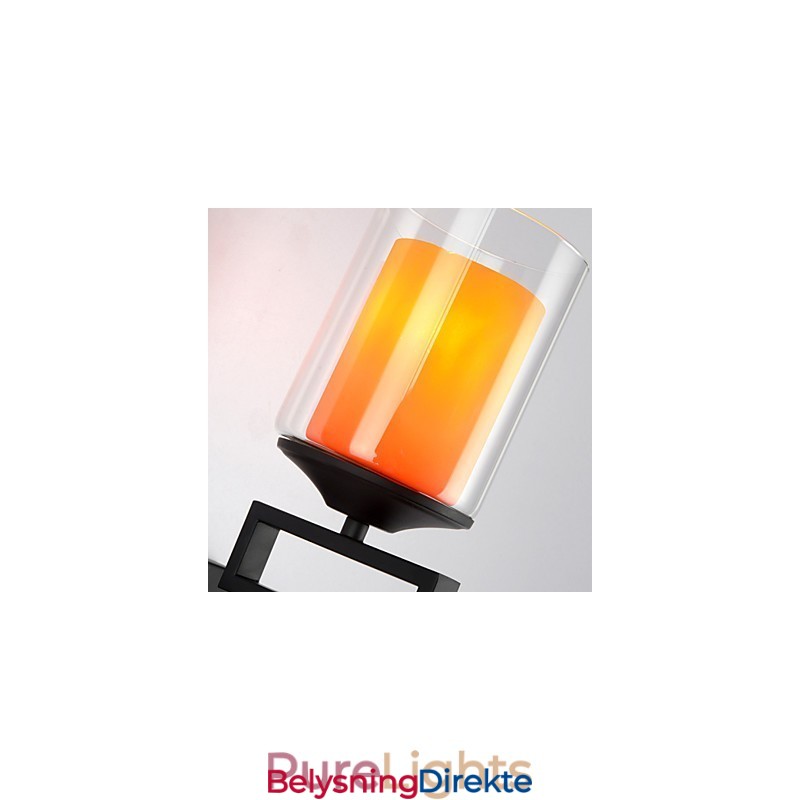 Retro Glass Enkel Enkelt Vegglampe Krystall Moderne Samtids Metall