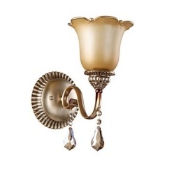 Europeisk Type Restaurerende Gamle Metoder Smijerns Krystallglassvegglampe