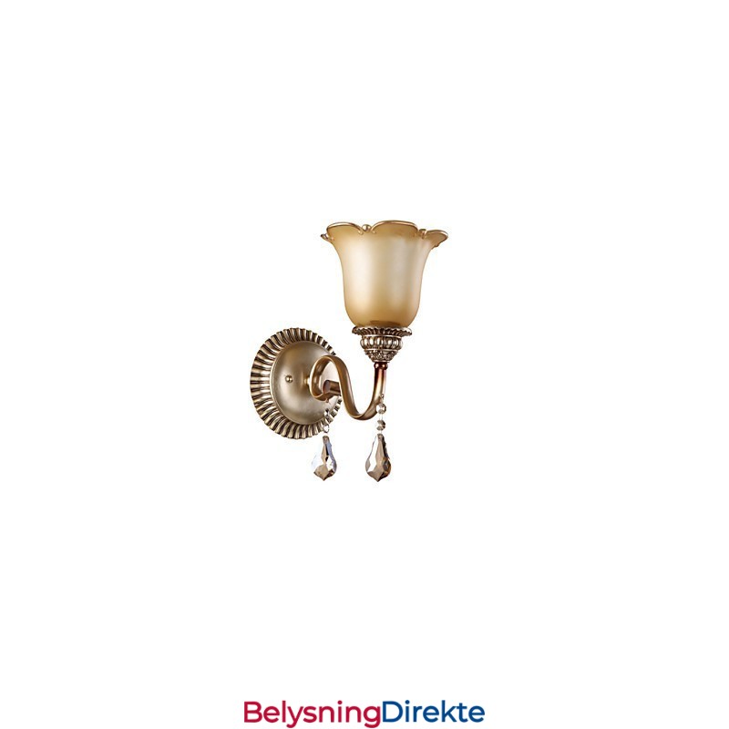 Europeisk Type Restaurerende Gamle Metoder Smijerns Krystallglassvegglampe