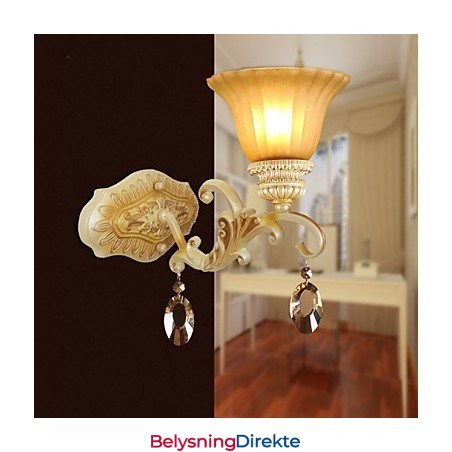 Europeisk Type Restaurerende Gamle Metoder Smijerns Krystallglassvegglampe