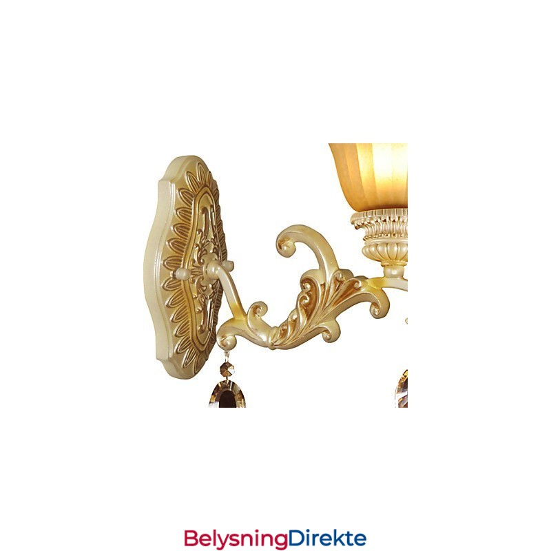 Europeisk Type Restaurerende Gamle Metoder Smijerns Krystallglassvegglampe