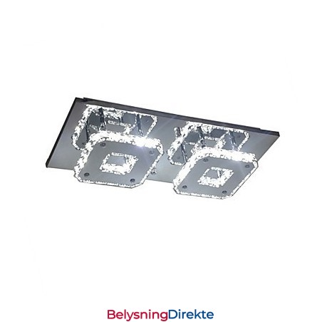 Moderne Samtids Galvanisert Metall Innfelt Montering