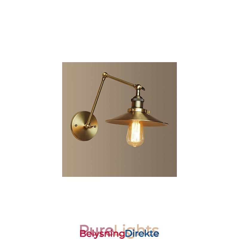 Max Amerikansk Industriell Vegglampe I Veggstil