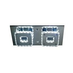 Moderne Samtids Galvanisert Metall Innfelt Montering