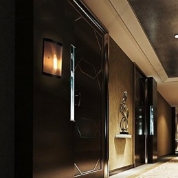 Vintage-Stil Simplicity Ståltrådnett Og Metallvegglampe Stue Gang Loft Garasje Kjeller Vegglampe