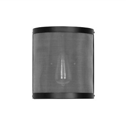 Vintage-Stil Simplicity Ståltrådnett Og Metallvegglampe Stue Gang Loft Garasje Kjeller Vegglampe