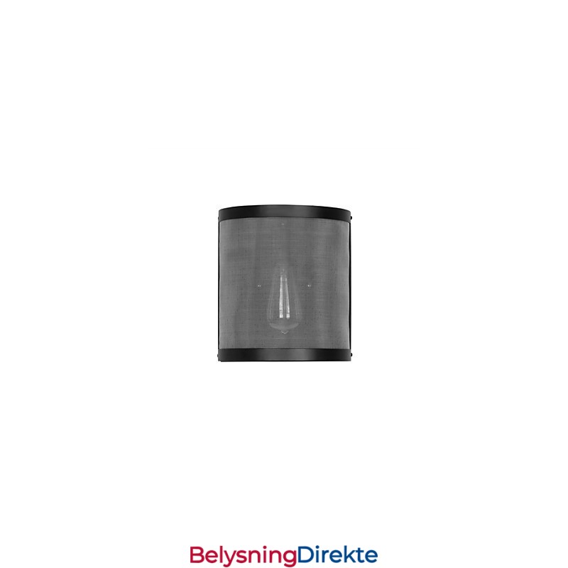 Vintage-Stil Simplicity Ståltrådnett Og Metallvegglampe Stue Gang Loft Garasje Kjeller Vegglampe