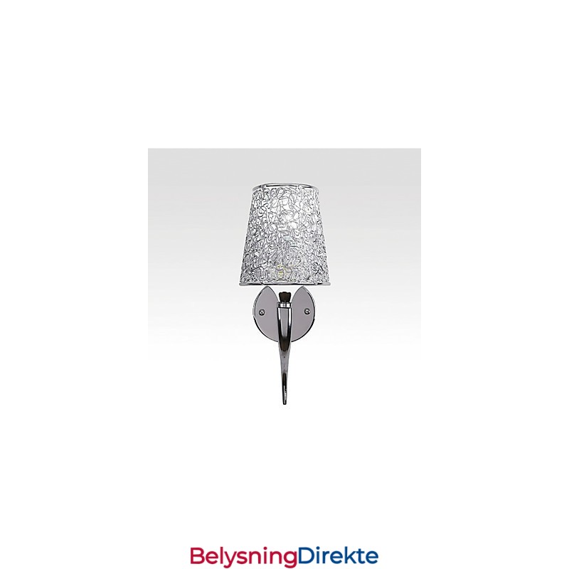 Sølvfarget Nattbordslampe Leselampe Vegglamper Rørleggerfelle Bakgrunnsspeillys