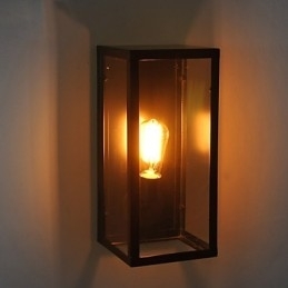 Retro Jern Nattbord Vegglampe Landsby Pastoral Stue Vegglampe Spisestue Vegglampe