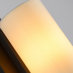 Moderne Amerikansk Stil Antikk Lampe Stue Soverom Hotellrom Hvit Stoffvegglampe