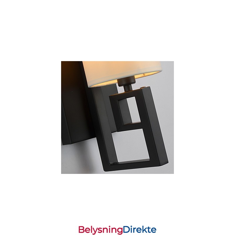 Moderne Amerikansk Stil Antikk Lampe Stue Soverom Hotellrom Hvit Stoffvegglampe