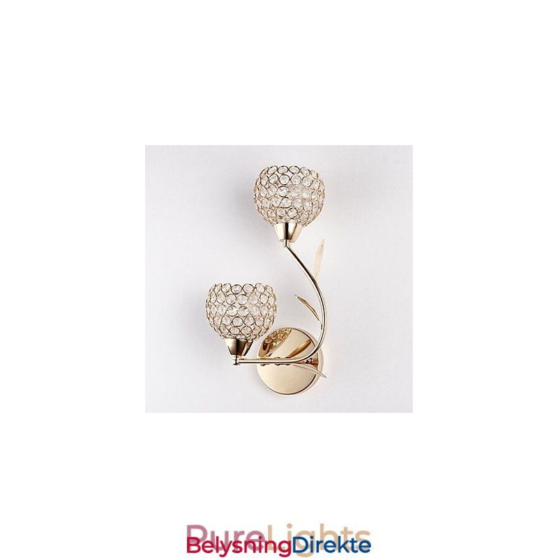 Vegglampe Leselamper Krystall Ministil Moderne Samtids Metall