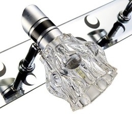 Ny Ankommet Vegglampe I Ensfarget Hvit For Speilfront, Metallplate, Baderomsvegglampe