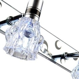 Ny Ankommet Vegglampe I Ensfarget Hvit For Speilfront, Metallplate, Baderomsvegglampe