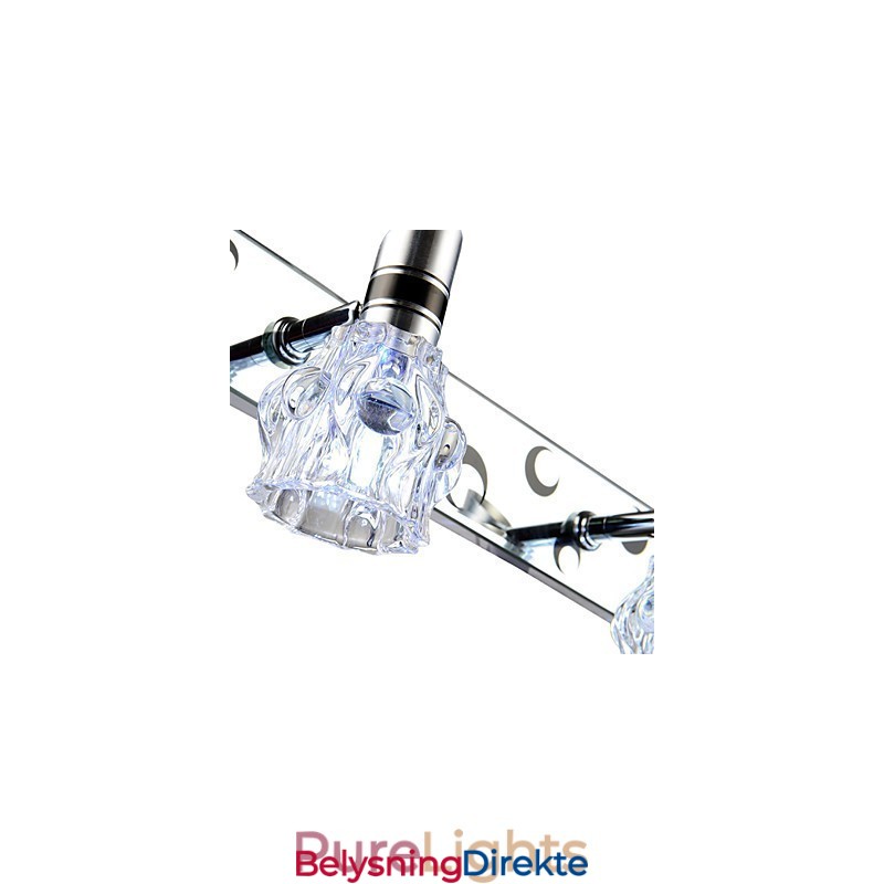 Ny Ankommet Vegglampe I Ensfarget Hvit For Speilfront, Metallplate, Baderomsvegglampe