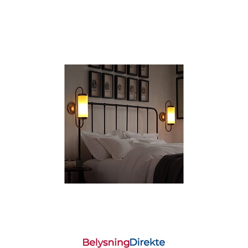 Kontraktert Og Moderne Amerikansk Landlig Restaurering Av Gamle Skikker Lysestake Vegglampe Lys