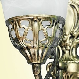 Europeiske Vegglamper Metallmateriale Plating Bronse Belysning Med Nattbord Stue Front Speil Balkonglampe