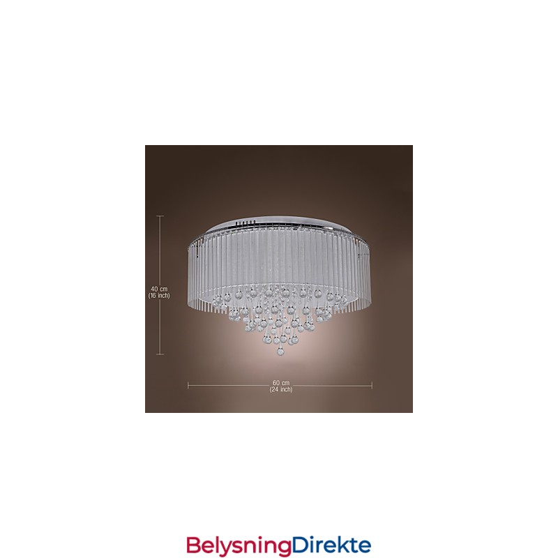 Moderne Samtidskunst Krystall Galvanisert Innfelt Montering