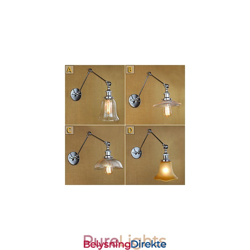 Vegglamper Baderomsbelysning Utendørs Vegglamper Lesevegglamper Moderne Samtids Glass